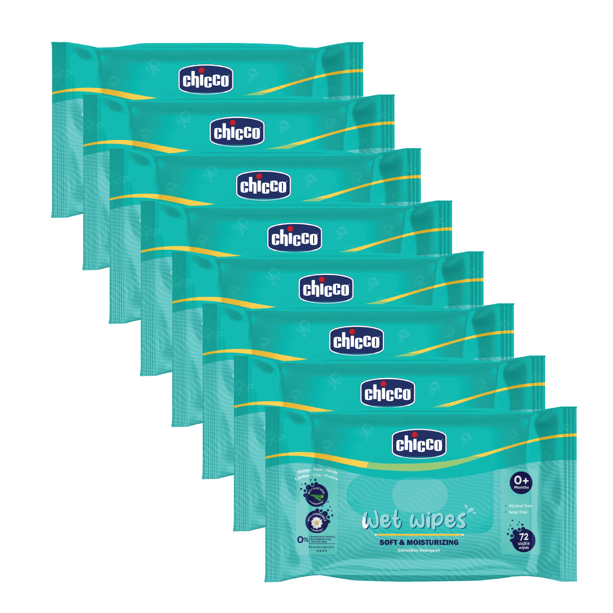 Chicco Wet Wipes 144 pcs-576 PCS